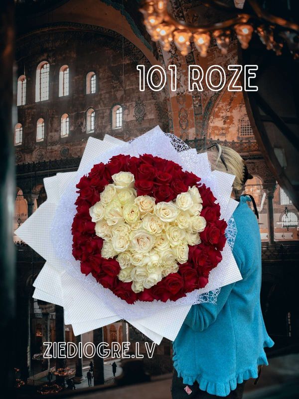 101 roze no sirds