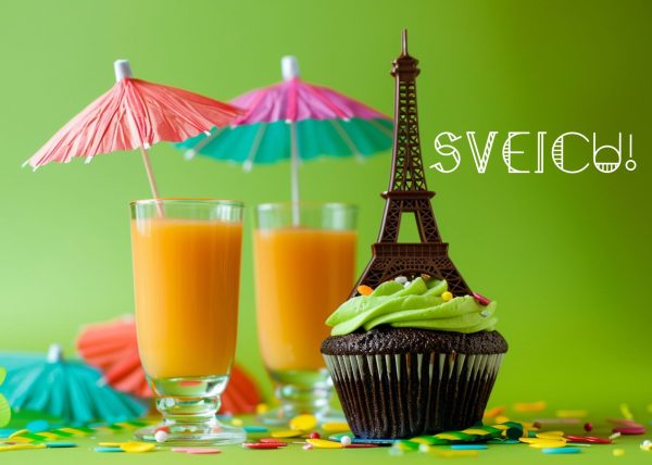 Eifeļa tornis, apsveikuma kartiņa