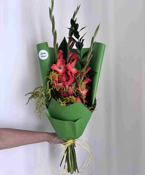 Ziedu pušķis “Gladiolas”